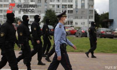 МВД Белоруссии сообщило о задержании 32 участников акций протеста