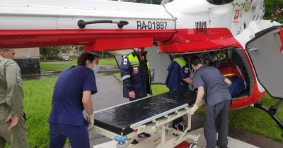 Крупное ДТП произошло в ТиНАО, пострадавшего эвакуировали на вертолете