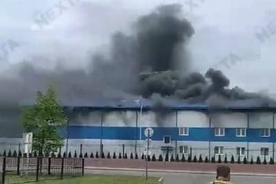 В Белоруссии загорелся завод, который посетил Лукашенко