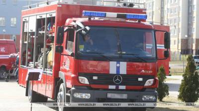 МЧС: при пожаре в Орше никто не пострадал