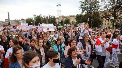 В Минске началась женская акция протеста