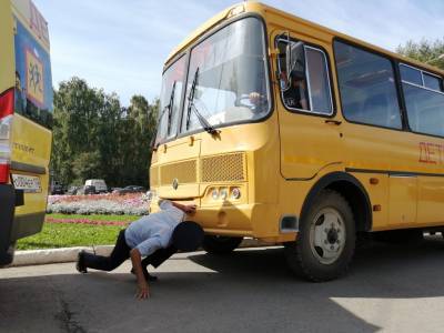 В Уфе проверили состояние школьных автобусов
