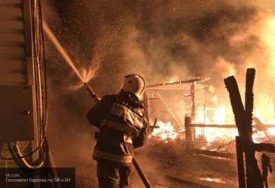 В Оренбуржье авиация Минобороны РФ борется с крупным лесным пожаром