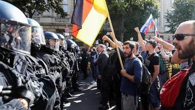 Участники митинга в Берлине скандировали «Путин!»