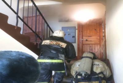В Кингисеппе при пожаре в жилом доме спасли человека