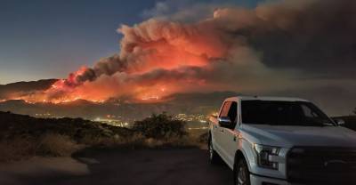 AppleFire: в Калифорнии бушует масштабный пожар - видео