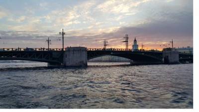 В Петербурге голый экстремал попытался нырнуть с моста