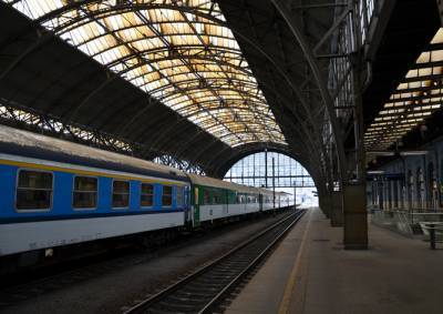 Гроза нарушила работу четырех пражских вокзалов