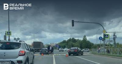 Авария на Мамадышском тракте в Казани вызвала пробку