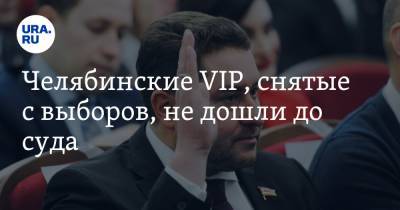 Челябинские VIP, снятые с выборов, не дошли до суда