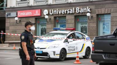 В Киеве задержан человек, захвативший отделение банка