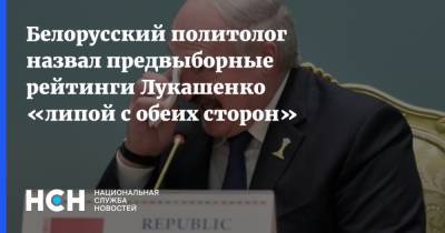 Белорусский политолог назвал предвыборные рейтинги Лукашенко «липой с обеих сторон»