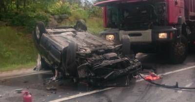 На шоссе Рига — Лиепая произошла тяжелая авария