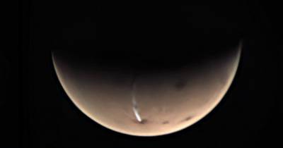 На Марсе вновь замечено загадочное облако