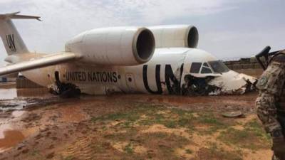 Посольство РФ: тяжело пострадавших при жесткой посадке самолета в Мали нет
