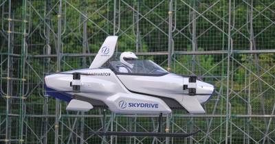 SkyDrive провела испытания летающего автомобиля с пилотом