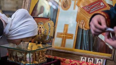 Часть мощей св. Луки временно передали в главный храм армии России