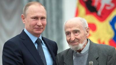 Путин поздравил с юбилеем художника Леонида Шварцмана