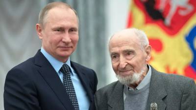 Путин поздравил мультипликатора Шварцмана со 100-летием