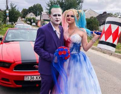 В Воронеже сыграли свадьбу «Джокер» и «Харли Квинн»