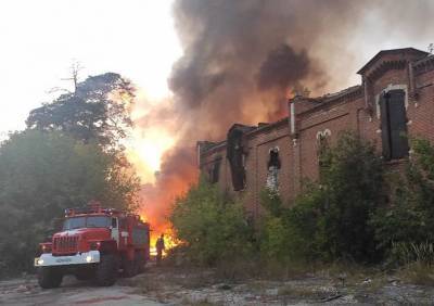 Пожар на территории фабрики в Касимове ликвидирован