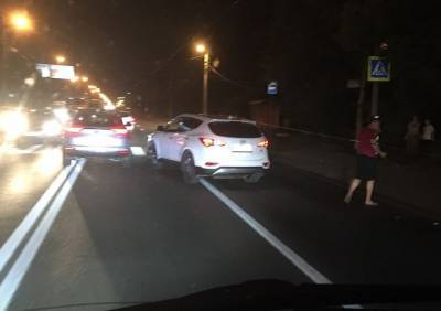 На Московском шоссе собралась двухкилометровая пробка