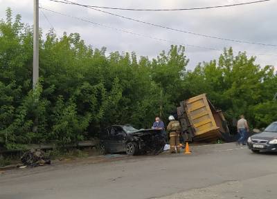 Появилось видео с места смертельной аварии в Смоленске