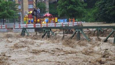 Десять человек погибли во время наводнения в Турции