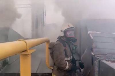В Екатеринбурге приостановлена работа хлебокомбината после пожара