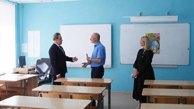 Валерий Лидин оценил готовность к учебному году школы № 28