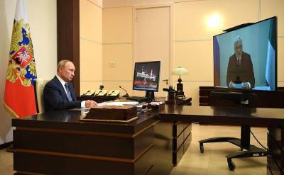 Владимир Уйба доложил президенту России о ситуации с COVID-19 в регионе