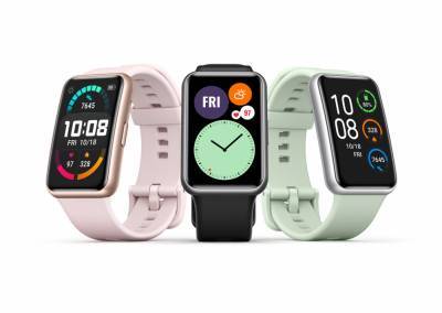 Умные часы Huawei Watch Fit получили 1,64-дюймовый AMOLED дисплей и автономность до 10 дней