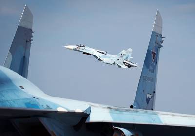 Су-27 перехватил четыре иностранных самолета над Балтикой