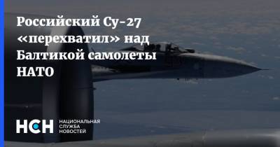 Российский Су-27 «перехватил» над Балтикой самолеты НАТО