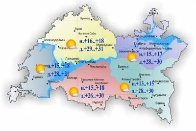 В первый день осени в Татарстане ожидается летняя жара