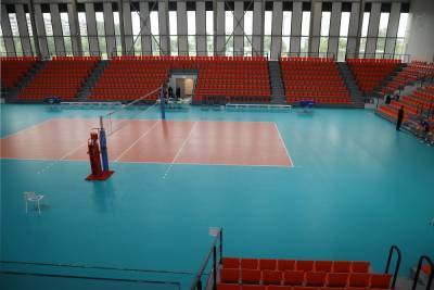 В петербургском морском техвузе открыли спорткомплекс с бассейном и центром волейбола