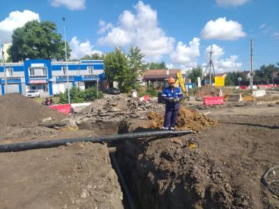 Газовики переложили два газопровода на улице Баумана в Липецке