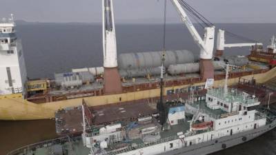 Оборудование для завода полиметров в Усть-Куте доставили морем