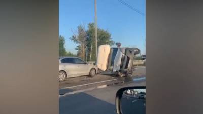 Смертельная авария с участием трех машин произошла на въезде в Москву