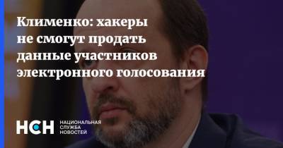 Клименко: хакеры не смогут продать данные участников электронного голосования