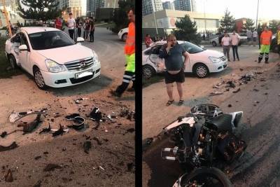 ГУ МВД: под Анапой погиб мотоциклист, которому не уступили дорогу