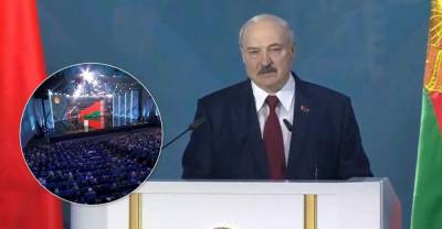 Лукашенко во время выступления был бледен, потел и срочно сбежал - фото