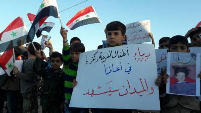 Сирия новости 4 августа 16.30: преступления СНА в Африне, массовые протесты в Дейр-эз-Зоре