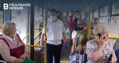 В общественном транспорте Казани выявили порядка 4,5 тыс. нарушителей перчаточно-масочного режима