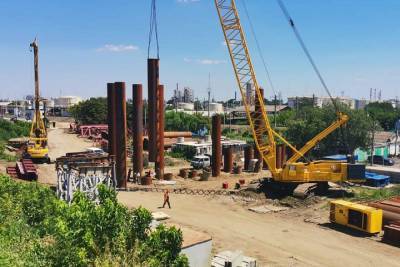 Первый этап строительства Яблоновского моста почти завершен