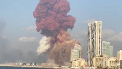 Новости на "России 24". В столице Ливана прогремел мощный взрыв