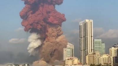 В Бейруте произошёл мощнейший взрыв (+видео)