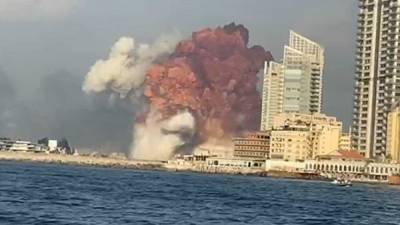 Взрыв в Бейруте разрушил несколько домов