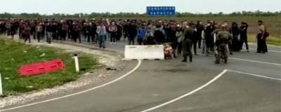 Мигранты столкнулись с Росгвардией на границе России и Казахстана