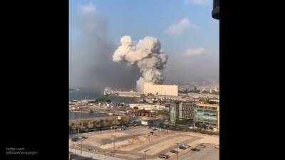 Сотрудница посольства РФ получила травмы при взрыве в Бейруте